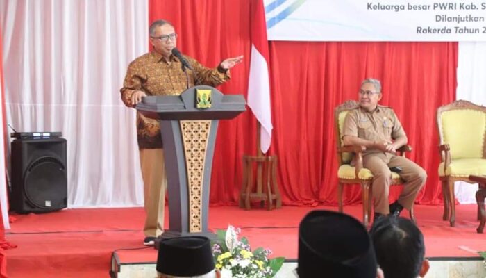 Momentum Pengembangan Kabupaten Sukabumi Religius, Bupati Sukabumi Apresiasi Halal Bihalal PWRI