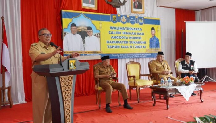 69 Anggota Korpri Siap Berangkat Haji, Bupati Sukabumi Berikan Pesan Ibadah Dan Doa Kesejahteraan