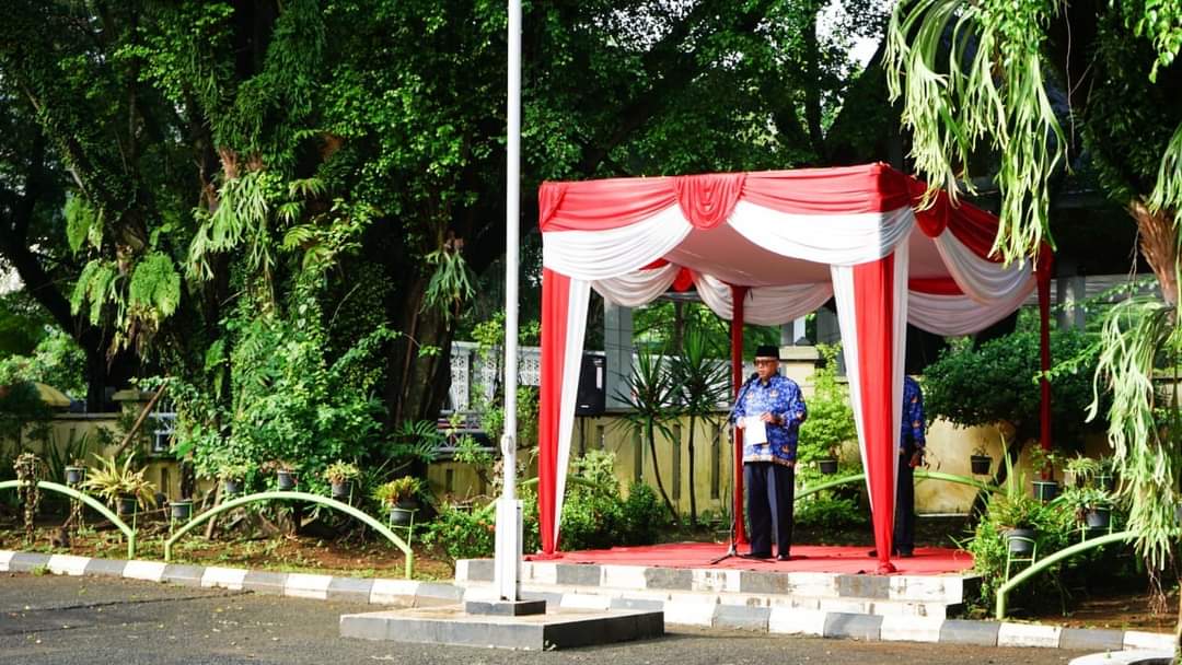 Perkuat Dedikasi Korpri Abdi Negara dalam Pelayanan Masyarakat, Bupati Sukabumi Pimpinan Upacara Bendera