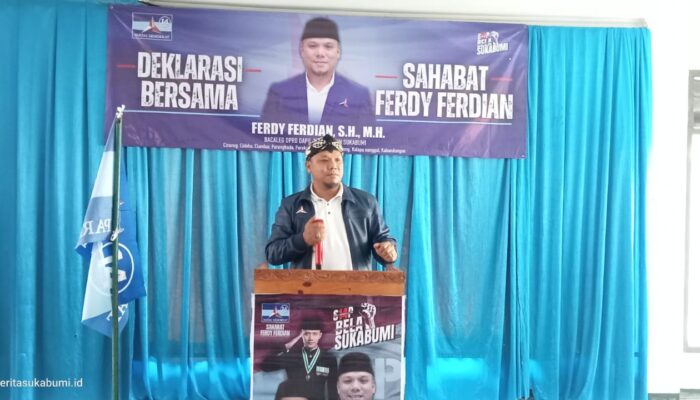 Relawan Sahabat Ferdy Ferdian Deklarasi Dukungan Untuk Pemilihan Legislatif 2024 Sukabumi