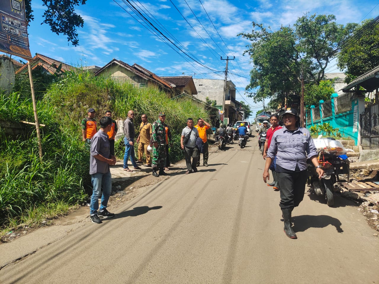 2 Desa Purwasari dan Nyangkowek Membawa Perubahan, Jalan Alternatif Koramil Cicurug Segera Diperbaiki