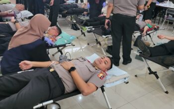 Di HUT Polri ke- 3, R Bimo Moernanda Serukan Kepedulian Sosial Melalui Kontribusi Donor Darah