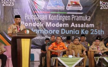 Sekda Sukabumi Lepas Kontingen Pramuka Peserta Jambore Dunia ke-25 Tahun 2023