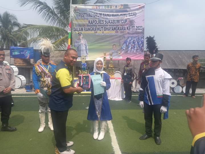 Ketua PDBI Sukabumi Bangga, Festival Drum Band Kapolres Sukabumi Cup Sukses Digelar