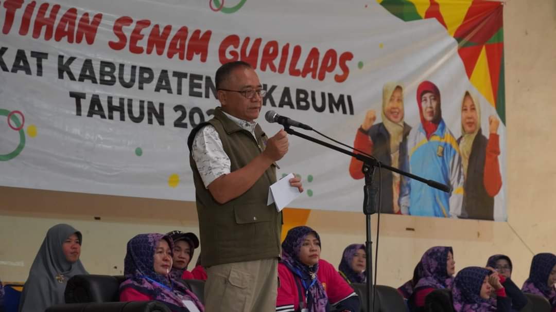 Perwosi Gelar Pelatihan Senam Gurilapss, Wabup Sukabumi Meriahkan Semua Event Olahraga