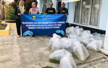 SATU JORAN, Diskan Kembali Lepas Liar Ikan di Sungai Cimahi