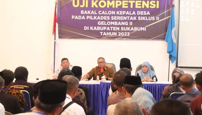 Menuju Pilkades Serentak Siklus II, Bupati Sukabumi Buka Uji Kompetensi Calon Kades Gelombang II Tahun 2023