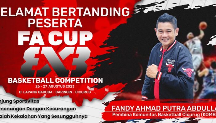 Saksikan! Ajang Kompetisi Bola Basket FA “Cup” 3 X 3 di Lapang Garuda Caringin Cicurug Sukabumi