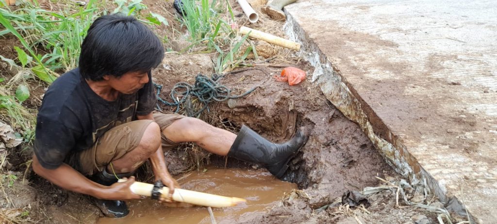 Diharap Bantu Atasi Kekeringan, Perumdam TJM Pasang Jaringan Baru di Ciambar