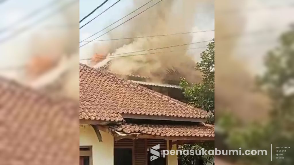 Kebakaran rumah di cidahu