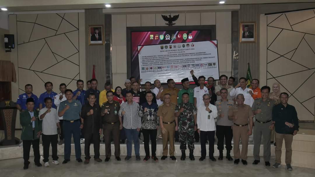 Deklarasi Pemilu Damai 2024 Kabupaten Sukabumi