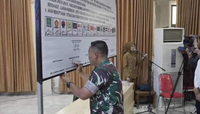 Deklarasi Pemilu Damai 2024 Kabupaten Sukabumi