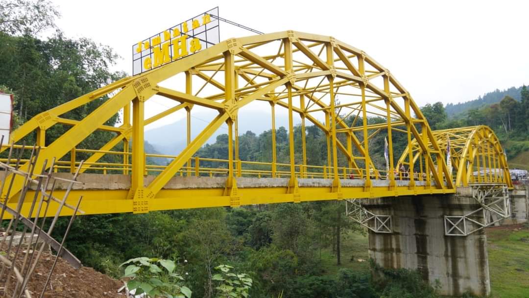 Jembatan eMHa di Kadudampit Diresmikan Bupati Sukabumi