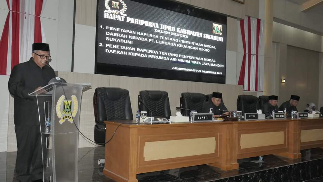 Paripurna, Bupati Jelaskan Urgensi Disusunnya 2 Raperda