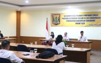 Sekda Sukabumi Buka Uji Kompetensi Pejabat: Persiapan Rotasi dan Mutasi Esselon II.b