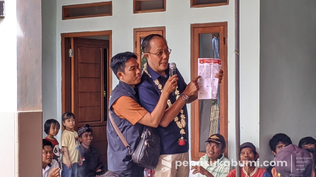 Calon DPR RI Ayep Zaki Kunjungi Desa Sukamaju, Ajak Masyarakat Bersinergi