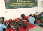 239 Kantung Darah Terkumpul dalam Bakti Sosial Donor Darah Persit KCK