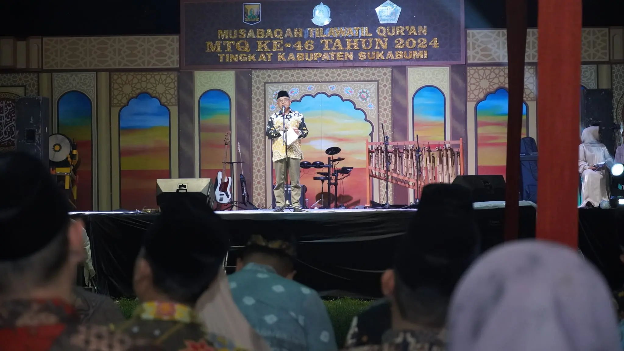 MTQ Tingkat Kabupaten Sukabumi Resmi Dibuka, Wabup: Ajang Memasifkan Baca Tulis Alquran