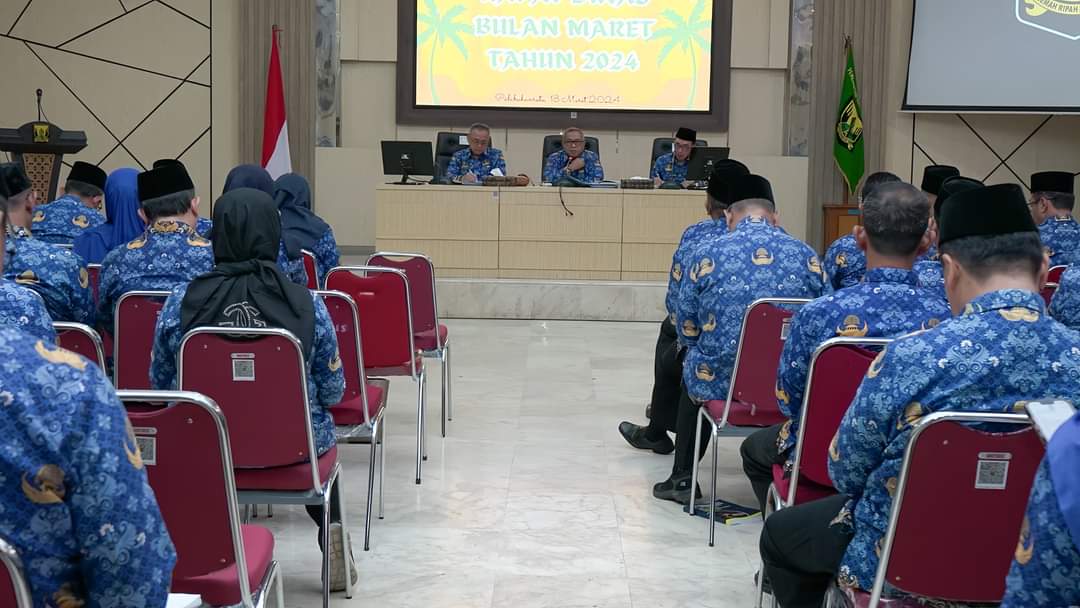 Bupati Tekankan Koordinasi dan Kewaspadaan Bencana Alam pada Rapat Dinas Maret 2024