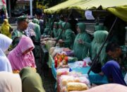 Jelang Lebaran, Kodim 0622 Gelar Bazar Ramadan di Alun-alun Palabuhanratu