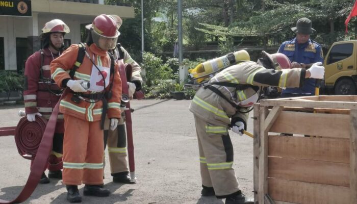 DPKP Kabupaten Sukabumi Gelar Kompetisi Skill Jelang HUT ke-105 Damkar