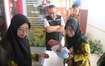 Wabup Iyos Pantau Gerakan Intervensi Pencegahan Stunting di Gunung Guruh, Targetkan 100% Sasaran Terjangkau