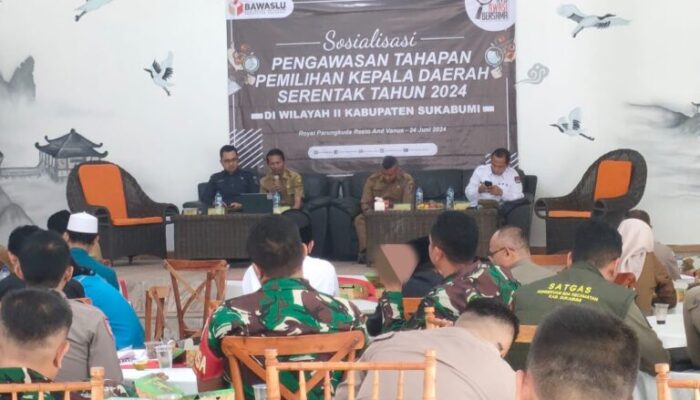 Bawaslu Sukabumi Sosialisasikan Tahapan Pilkada Serentak 2024