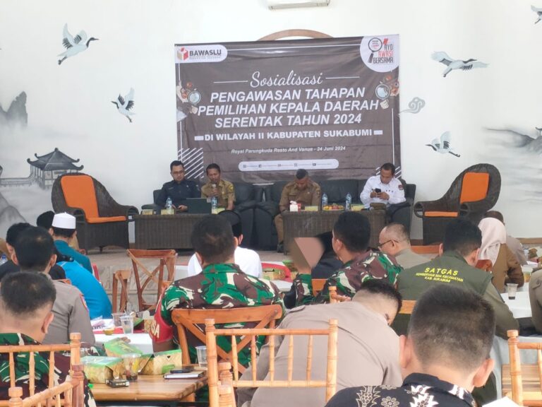 Bawaslu Sukabumi Sosialisasikan Tahapan Pilkada Serentak 2024