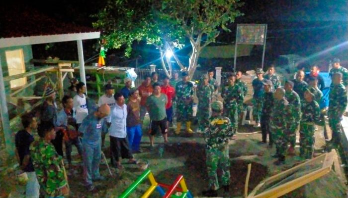 10 Tahun Terbengkalai, TMMD di Cikidang Wujudkan Mimpi Sekolah Layak bagi Anak Usia Dini