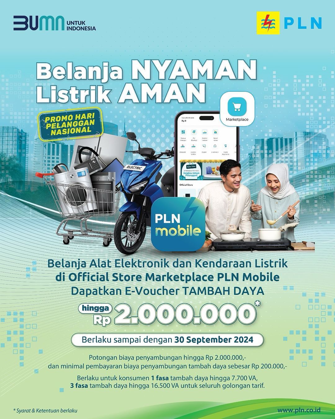 PLN UP3 Sukabumi: Rayakan Hari Pelanggan Nasional, PLN Gebyarkan Promo Tambah Daya