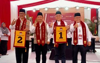 KPU: Pengundian dan Penetapan Nomor Urut Paslon Bupati dan Wakil Bupati Sukabumi 2024