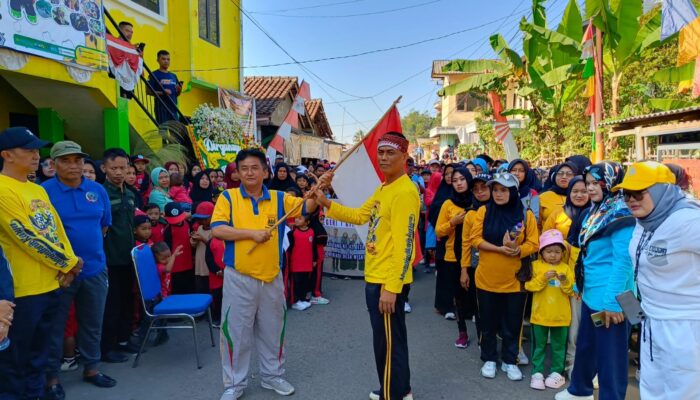 Ribuan Warga Girijaya Semarakkan Jalan Sehat Rayakan HJDG ke-42