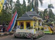 DPRD Sukabumi Tampilkan Gedung Dewan Berbalut Bunga di Karnaval Sukabumi Suka Bunga