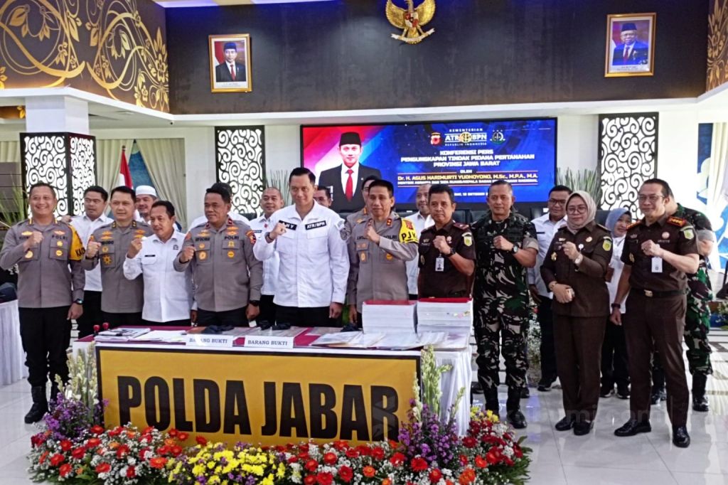 Kasdam III/Siliwangi Dampingi Kunjungan Kerja Menteri ATR/BPN