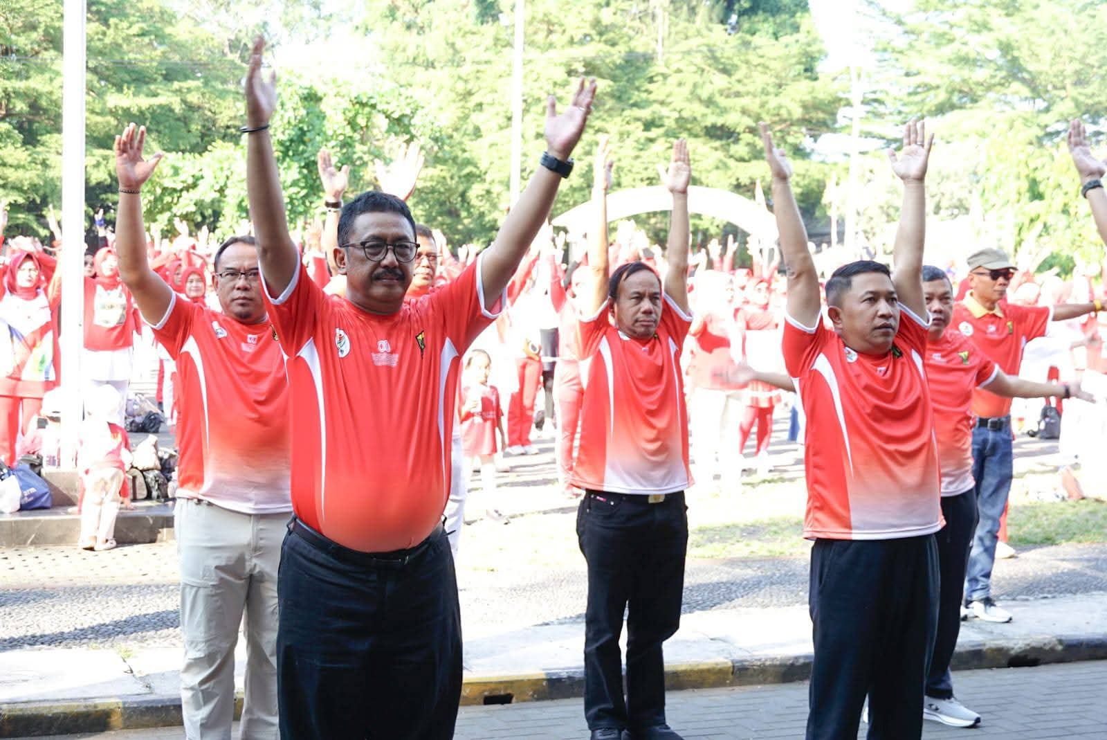 Senam Bersama KORMI, Bupati: Olahraga Rekreasi Menyehatkan dan Mempererat Kebersamaan