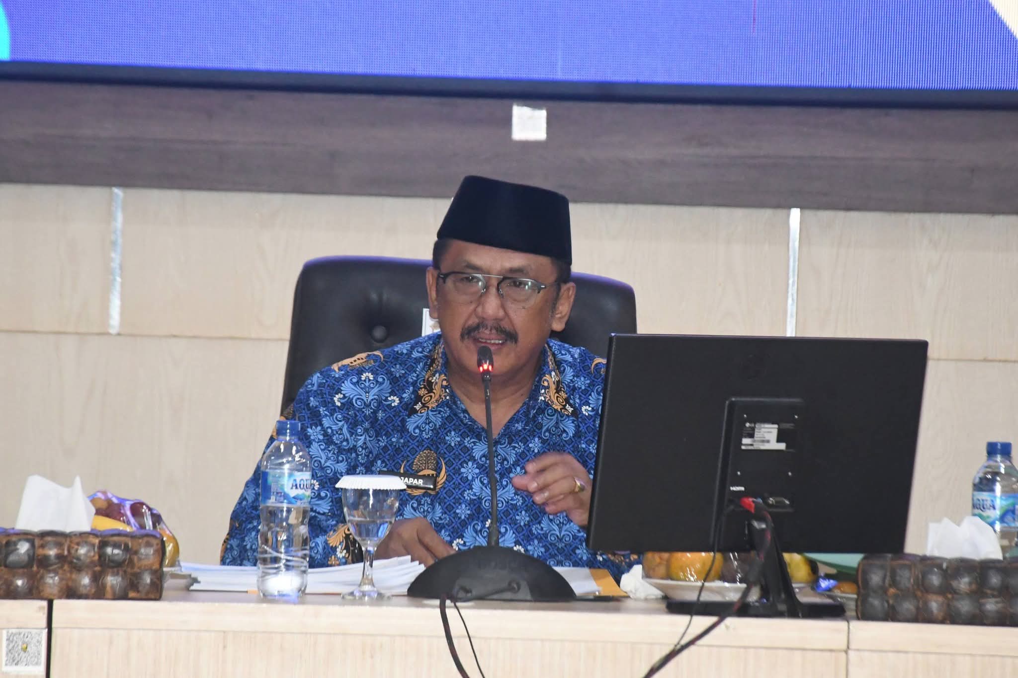 Bupati Asep Japar Pimpin Rapat Perdana 2026, Fokus pada Koordinasi dan Penanganan Bencana