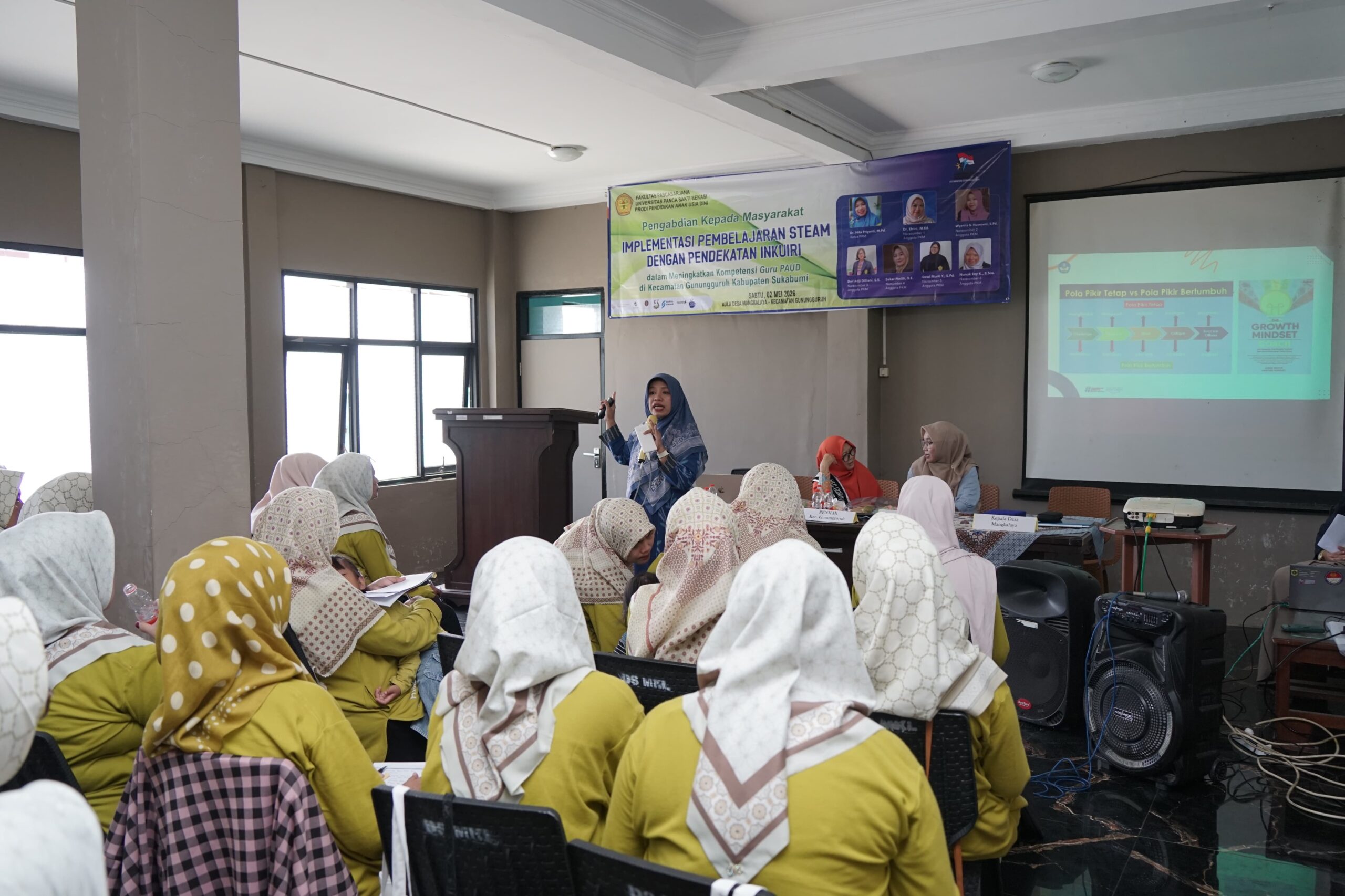 PSU Bekasi Perkuat Kompetensi Puluhan Guru PAUD Gunungguruh lewat Workshop STEAM Berbasis Inkuiri