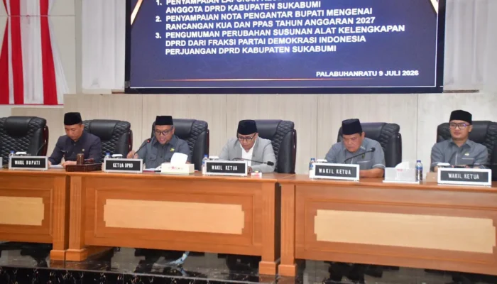 Tok! DPRD Sukabumi Setujui Perda Trantibum di Rapat Paripurna