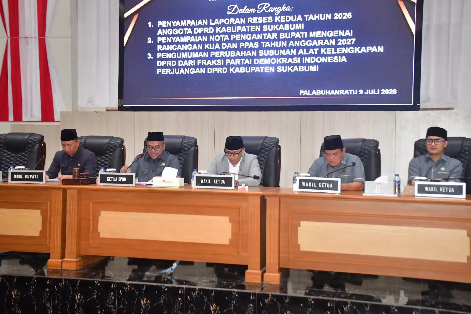 Tok! DPRD Sukabumi Setujui Perda Trantibum di Rapat Paripurna