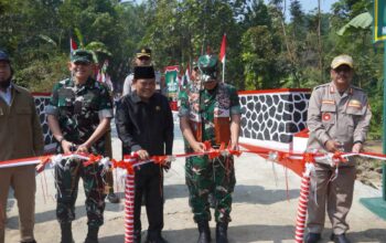 Peresmian Jembatan Garuda Suci, Bupati Sukabumi Apresiasi Kemanunggalan TNI