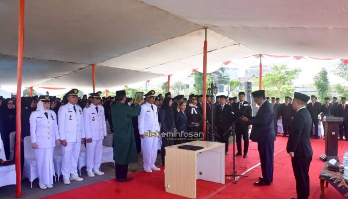 Bupati Sukabumi Lantik 327 Pejabat, Tegaskan Jabatan Amanah dan Minta Inovasi di Tengah Efisiensi Anggaran