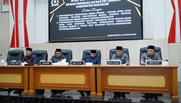 DPRD Sukabumi Soroti Penyertaan Modal Perumda Pesona Pariwisata, Nilai Belum Disepakati