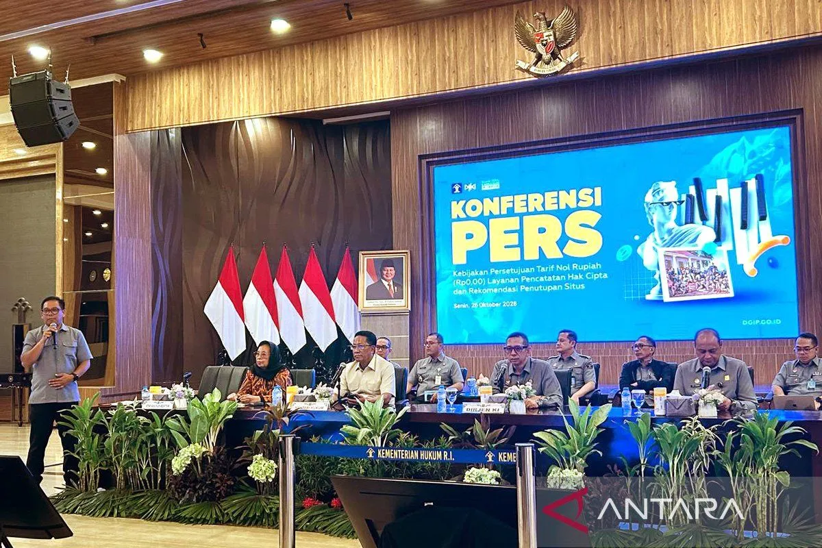 Menkum Supratman Gratiskan 19 Layanan Pencatatan Hak Cipta Mulai November 2026
