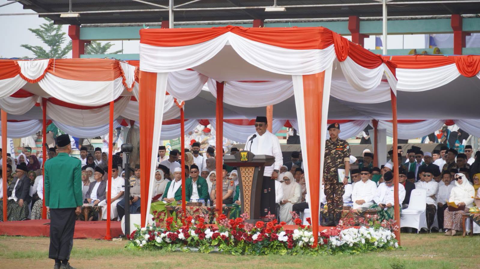 Peringatan Hari Santri 2026, Bupati Sukabumi Ajak Santri Perkuat Gotong Royong dan Pembangunan Daerah
