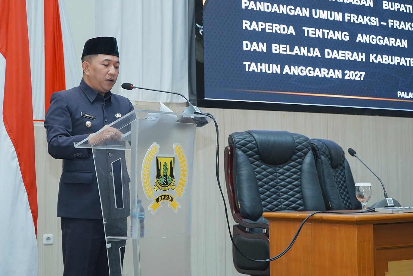 Bupati Sukabumi Jawab Pandangan Tujuh Fraksi DPRD atas Raperda APBD 2027